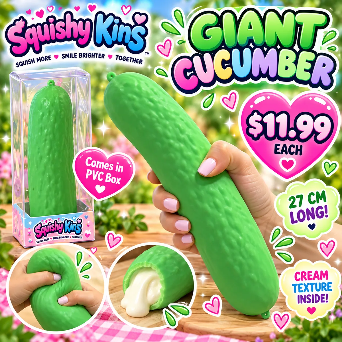 Giant Cucumber Squishy