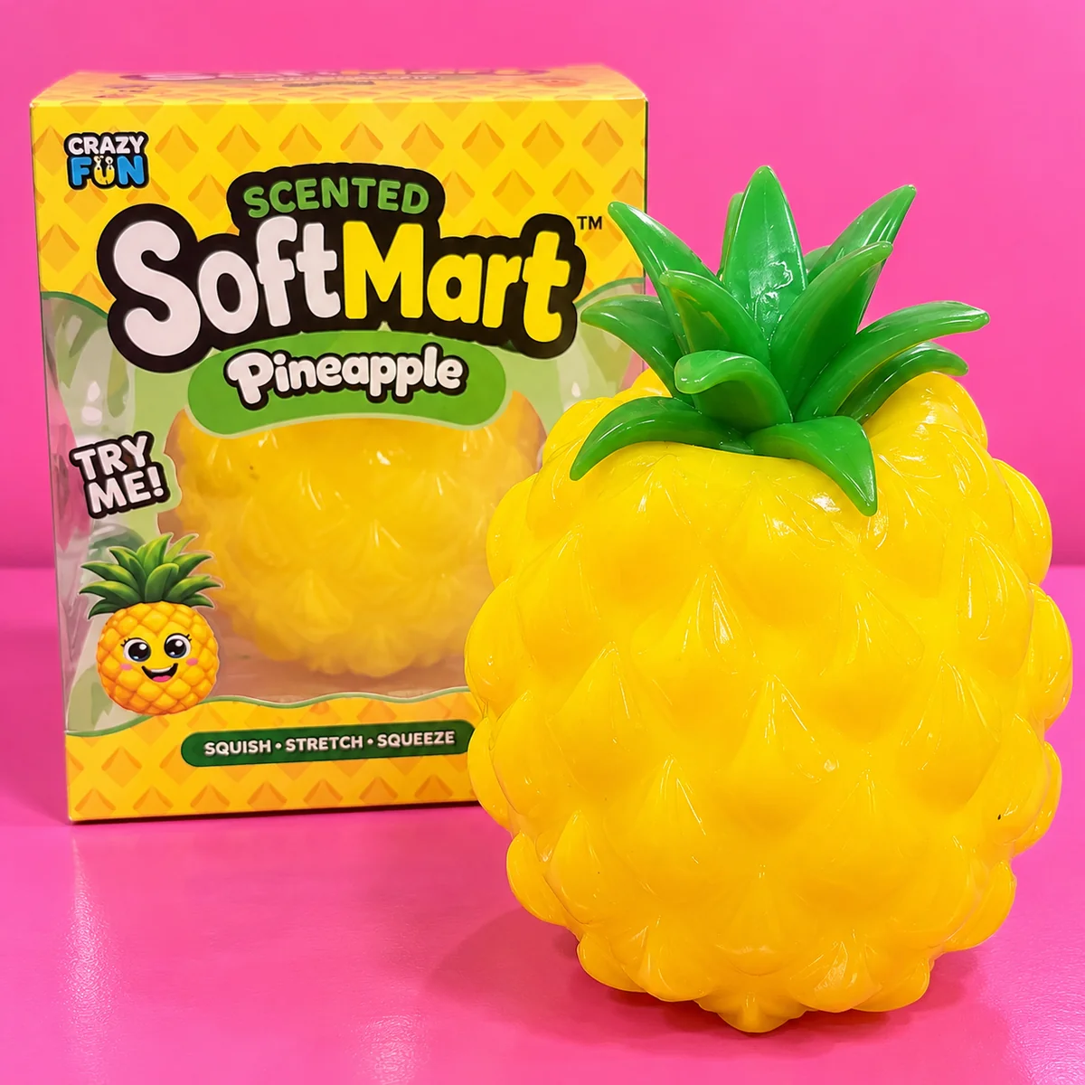 Jumbo Scented Pineapple SoftMart Squishy