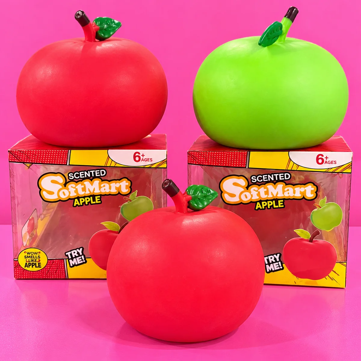 Jumbo Scented SoftMart Apple Squishy