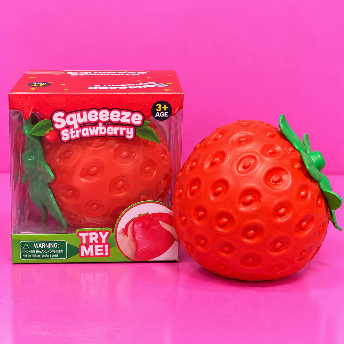 Jumbo Strawberry Squishy