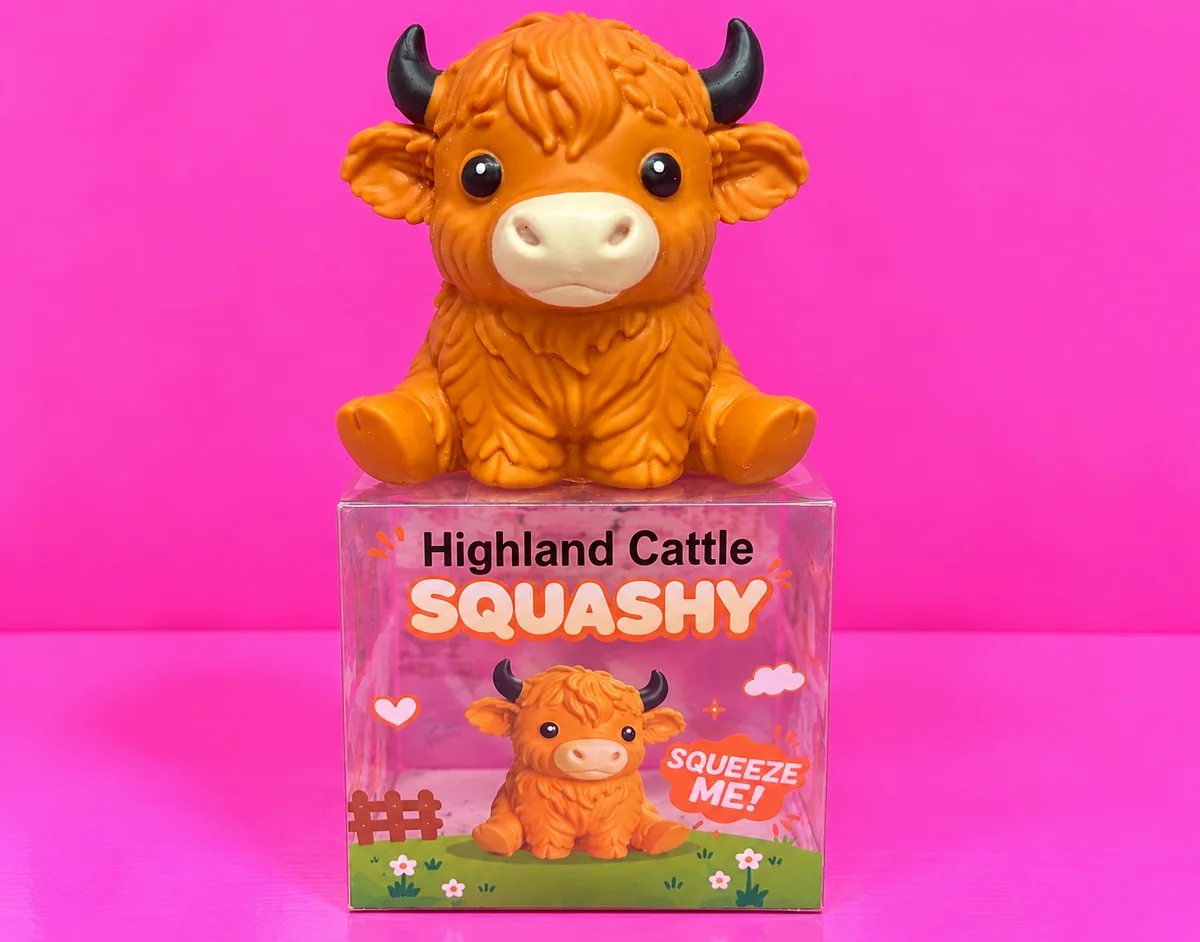 Jumbo Highland Cow Squishy