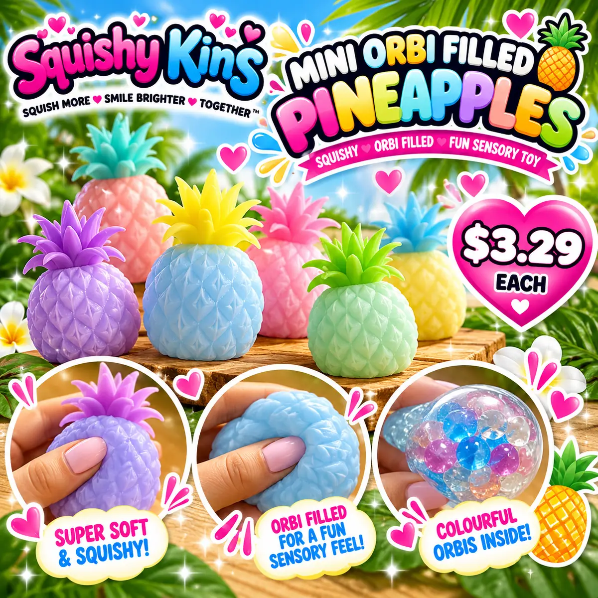 Mini ORBi Filled Pineapples