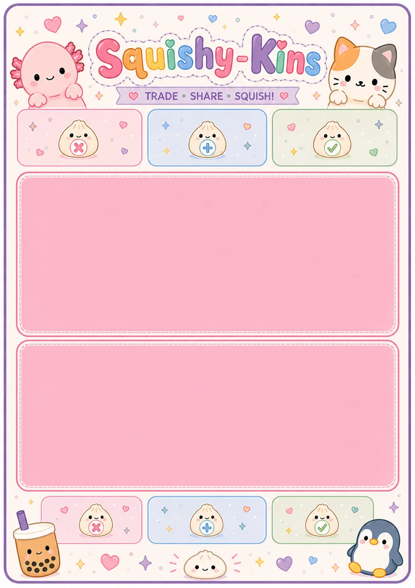 Squishy-Kins Trading Mat